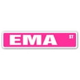 thumbnail image 1 of EMA Street Sign Childrens Name Room Sign | Indoor/Outdoor |  24" Wide, 1 of 5