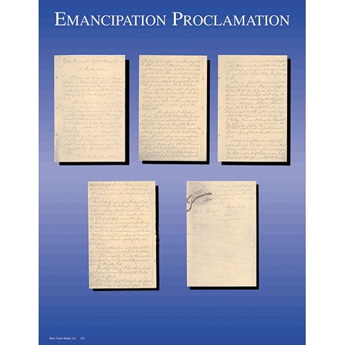 The Emancipation Proclamation Learning Chart 17x22 [CD5915] - Walmart.com