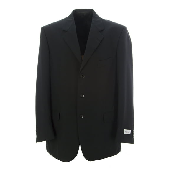 EMANUEL UNGARO BY COVARRA Men's Suit Blazer 42 L Black