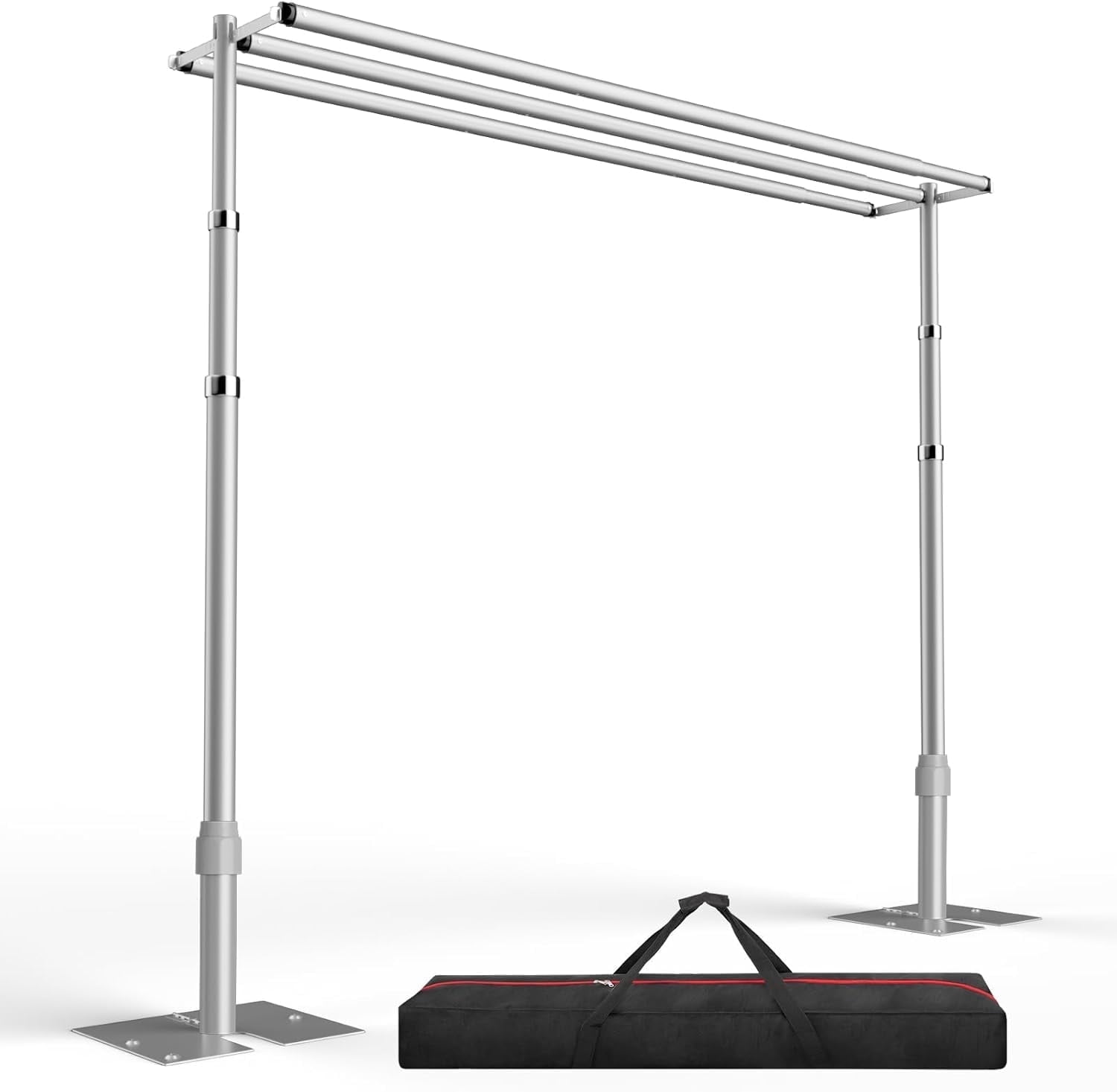 Drape Stand EMART 10x10ft Heavy-Duty Pipe & Drape Backdrop Stand Kit with 3 ...