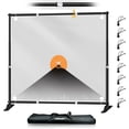 thumbnail image 1 of EMART Banner Stand, 10x10 ft Heavy Duty Adjustable Step and Repeat Backdrop Stand Kit for Photography, Trade Show, Photo Booth, 1 of 7