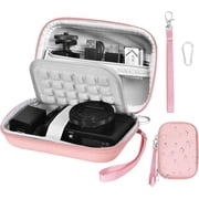 EMART Digital Camera Case, Portable Camera Bag with EVA Anti-Shock Bubble Case Only, Pink, Carrying & Protective Bag, Small, Travel, Photography