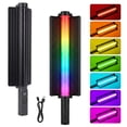 thumbnail image 1 of EMART Handheld RGB Light Tube, Portable LED Photography Fill Light, 2500- 9000K Dimmable 13 Lighting Effectswith Barn Door for Studio Shooting, 1 of 7