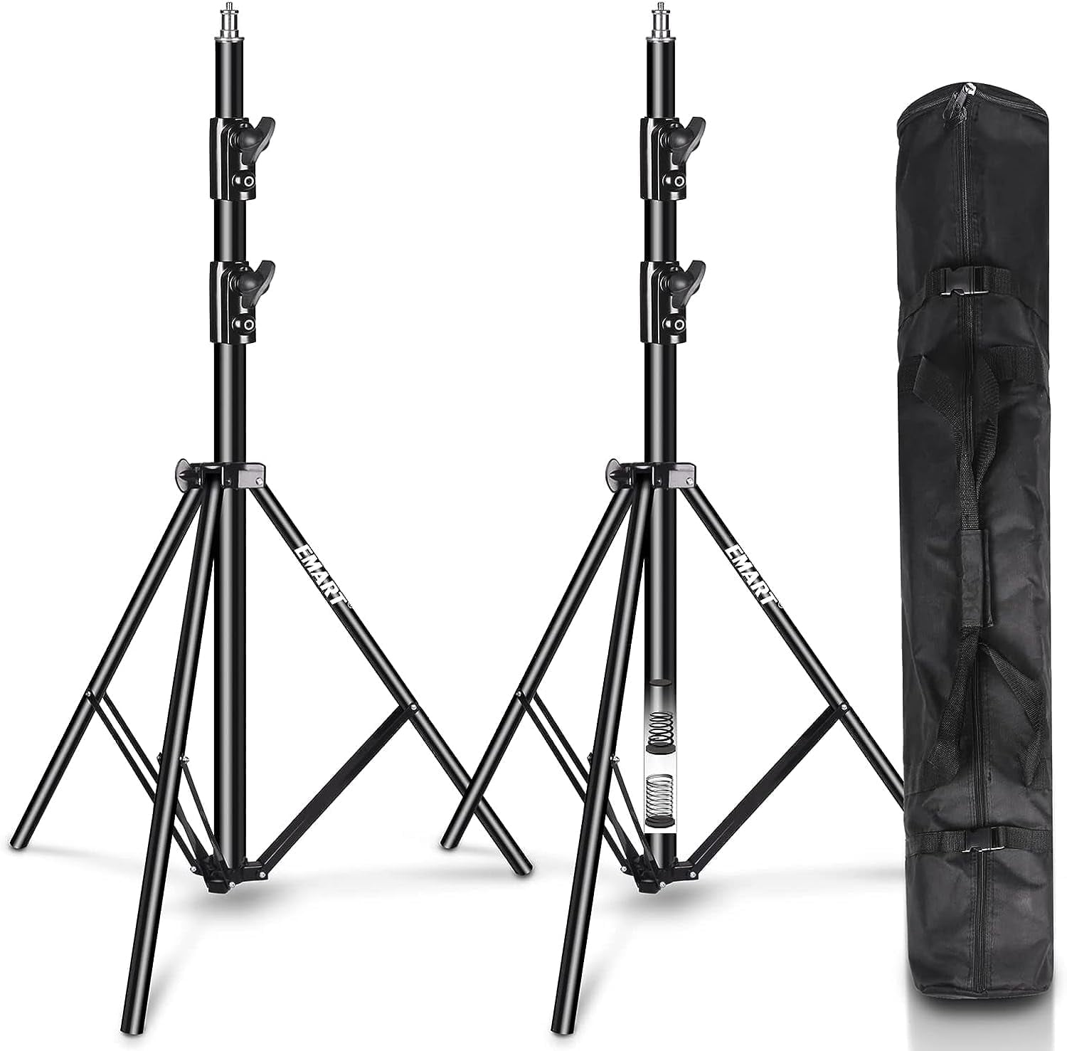 EMART Heavy Duty Light Stand 8.5ft, Photo Video Studio Tripod with Carrying Bag for Photography Lighting, Softbox, Flash