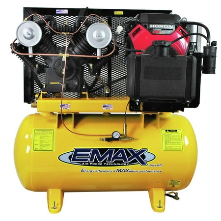 EMAX EGES1860ST Honda Engine 18 HP 60 Gallon Oil-Lube Stationary Air Compressor