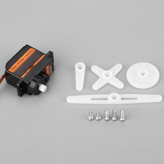 EMAX ES08AII Micro Highly Sensitive Analog Servo for RC Model High Quality Low Noise Shockproof Stable Performance 9.1 inches / 23.1 cm Cable Large Stall Torque 1.8kg/cm 1 Pack