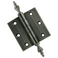 thumbnail image 1 of EMBASSY Door Hinge 3 x 3 Solid Brass Pewter with Urn Tips, 1 of 7