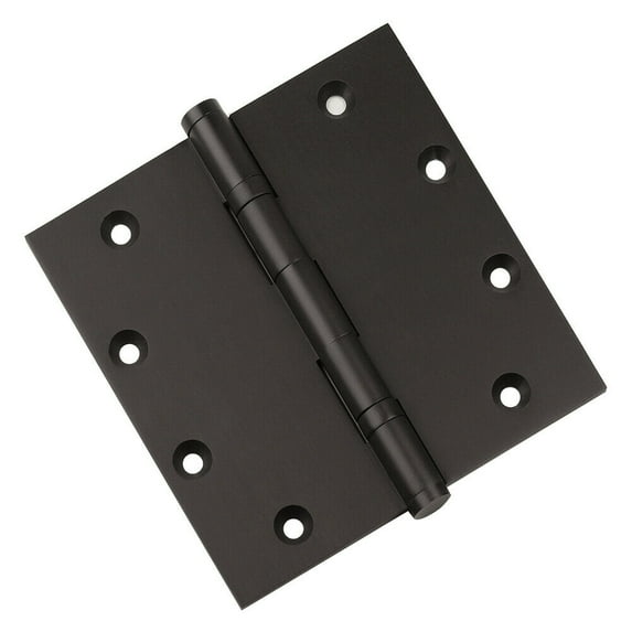 EMBASSY Door Hinge 5 x 5 Solid Brass Oil Rubbed Bronze with Ball Tips