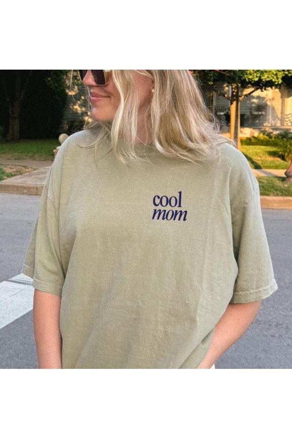 EMBROIDERED Cool Mom Shirt Mom Life TShirt Mom Appreciation TShirt Cool Moms Club Shirt Mo