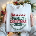thumbnail image 1 of EMBROIDERED Family Christmas 2025 Shirt, Matching Holiday Crew Sweatshirt, Santa Sleigh Xmas Tee, Festive Family Outfit, Family Xmas Reunion, 1 of 5