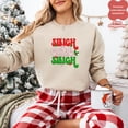 thumbnail image 1 of EMBROIDERED Gildan Hoodie, Sleigh Girl Sweatshirt, Winter Top, Christmas Gift for Her, Funny Christmas Sweatshirt, Cute Christmas Shirt, 1 of 4