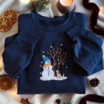 thumbnail image 1 of EMBROIDERED Let It Snow Sweatshirt, Christmas Snowman Sweatshirt, Christmas Sweater, Snowman Shirt, Merry Christmas Shirt, Cozy Holiday Tee, 1 of 4