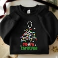 thumbnail image 1 of EMBROIDERED Merry Christmas Nurse Shirt, Embroidered Holiday Nurse Crewneck, Xmas Nurse Sweatshirt, Icu Er Rn Nurse Tee, Christmas 2025, 1 of 5