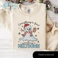 thumbnail image 1 of EMBROIDERED Retro Snowman Shirt, Everything's Fine Just Having A Meltdown Sweatshirt, Funny Christmas Tee, Sarcastic Winter Xmas Shirt Gifts, 1 of 4