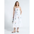 thumbnail image 1 of Free Assembly Women's and Women's Plus Embroidered Cotton Sleeveless Maxi Dress, Sizes XS-4X, 1 of 4