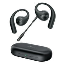 EMEET AirFlow Open Ear Headphones, Bluetooth 5.3 Wireless Headsets withone, 40 Hours Playtime, IPX5, Wireless Earbuds, Multipoint Pairing, App Control, Ultra Comfort(Black)
