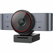 EMEET C960 Ultra 4K Webcam with 1/1.5 Sensor, PDAF, and Two Noise-Cancelling Mics. Performs very well in low-light conditions, premium and robust metal finish