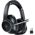thumbnail image 1 of EMEET HS150 ANC Wireless Bluetooth Headset with Microphone with 6 Mics, 1 of 9