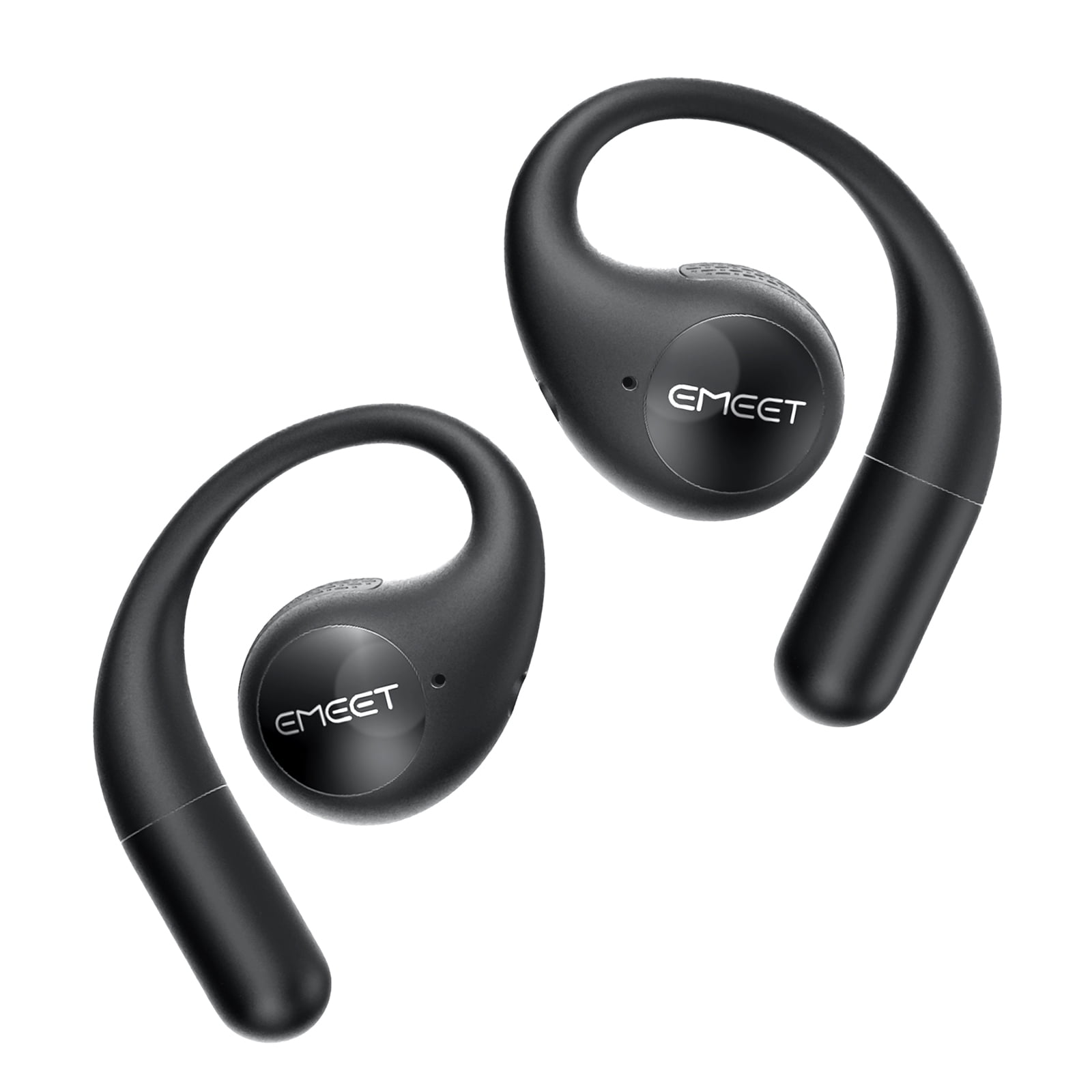 EMEET Open Ear Wireless Bluetooth Headphones Ergonomic Design Air Conduction Tech Anti Sound Leakage Multipoint Pairing Smart Touch Control 40H Play Time for Running Office Use Walmart