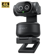 EMEET PIXY 4K Webcam with Microphone, AI Tracking PTZ Webcam for PC/Laptop, 0.2s Autofocus Streaming Camera, 3 Mics Noise Canceling, Plug and Play for OBS/Twitch/Switch 2 Compatible