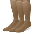 thumbnail image 1 of EMEM Apparel Women's Ladies Opaque Stretchy Nylon Knee High Hosiery Stockings, Trouser Socks, 3-Pairs Nude, 1 of 5