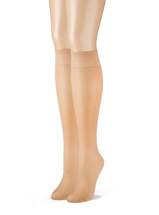 Knee high hosiery plus size clearance