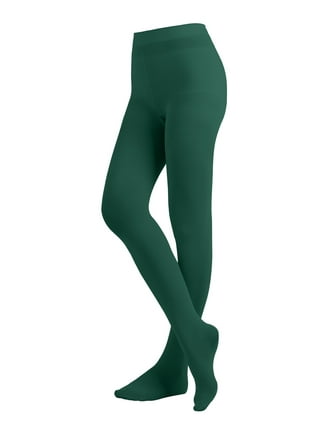 Ladies green tights hotsell