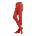 thumbnail image 1 of EMEM Apparel Women's Ladies Solid Colored Opaque Dance Ballet Costume Microfiber Footed Tights Stockings Fashion Red E, 1 of 5