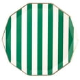thumbnail image 1 of Emerald Green Signature Cabana Stripe Plates - 8ct, 1 of 11