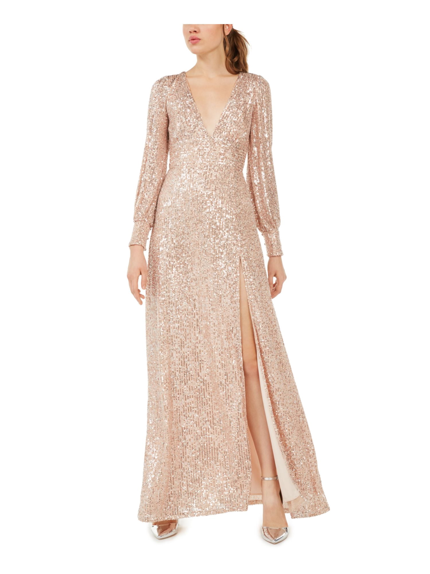slim fit dress slacks Halter Mini Dress with Rose Gold Buttons main image 0