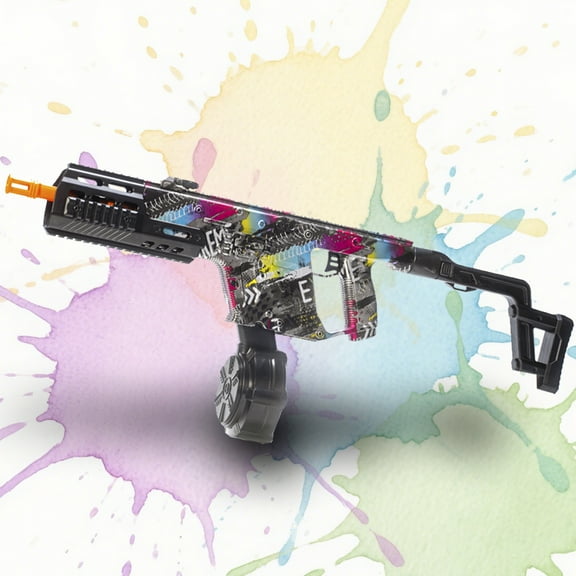 EMERBU Large Splatter Gel Ball Blaster With Auto and Manual Mode High Speed Long Range Outdoor Gameplay for Age 15+