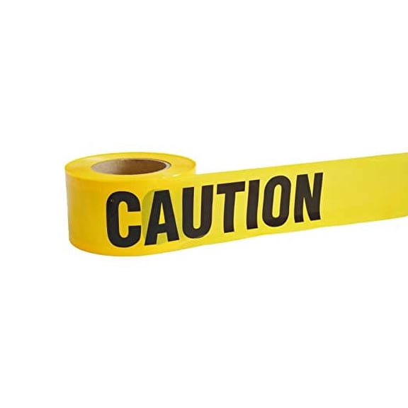 EMERGENCY CAUTION TAPE CONSTRUCTION RIBBON (1,000 FEET)