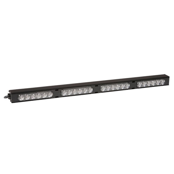 EMERGENCY LIGHTING AMBER LED 4 MODULE S.A.E. CLASS I WARNING STICK 12 VOLT