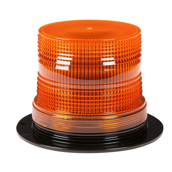 EMERGENCY LIGHTING AMBER LED BEACON S.A.E. CLASS III 12 TO 110V LOW LENS