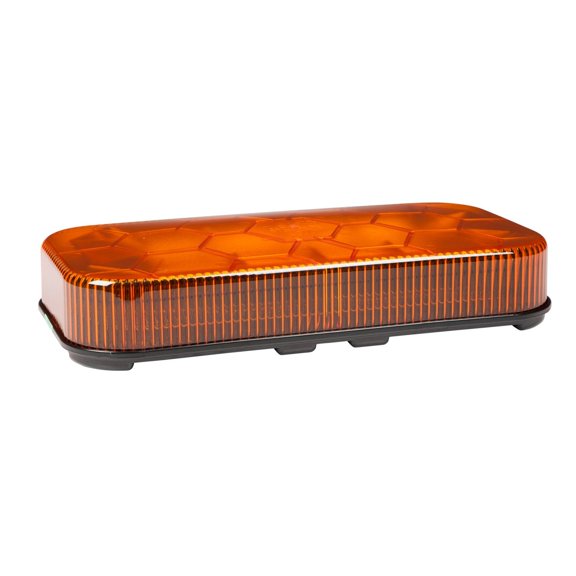 EMERGENCY LIGHTING AMBER LED MINI LIGHT BAR S.A.E. CLASS I 12 TO 24 VOLT