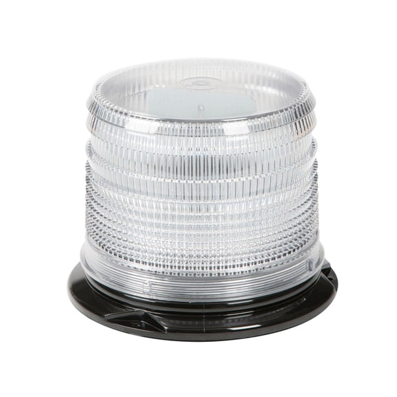 EMERGENCY LIGHTING CLEAR LED BEACON S.A.E. CLASS I 12 TO 24 VOLT LOW LENS