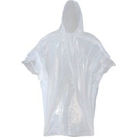 EMERGENCY PONCHO, CLEAR, 50 IN. X 80 IN