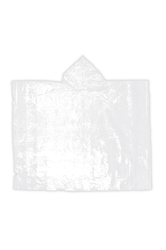EMERGENCY PONCHO, CLEAR, 50 IN. X 80 IN