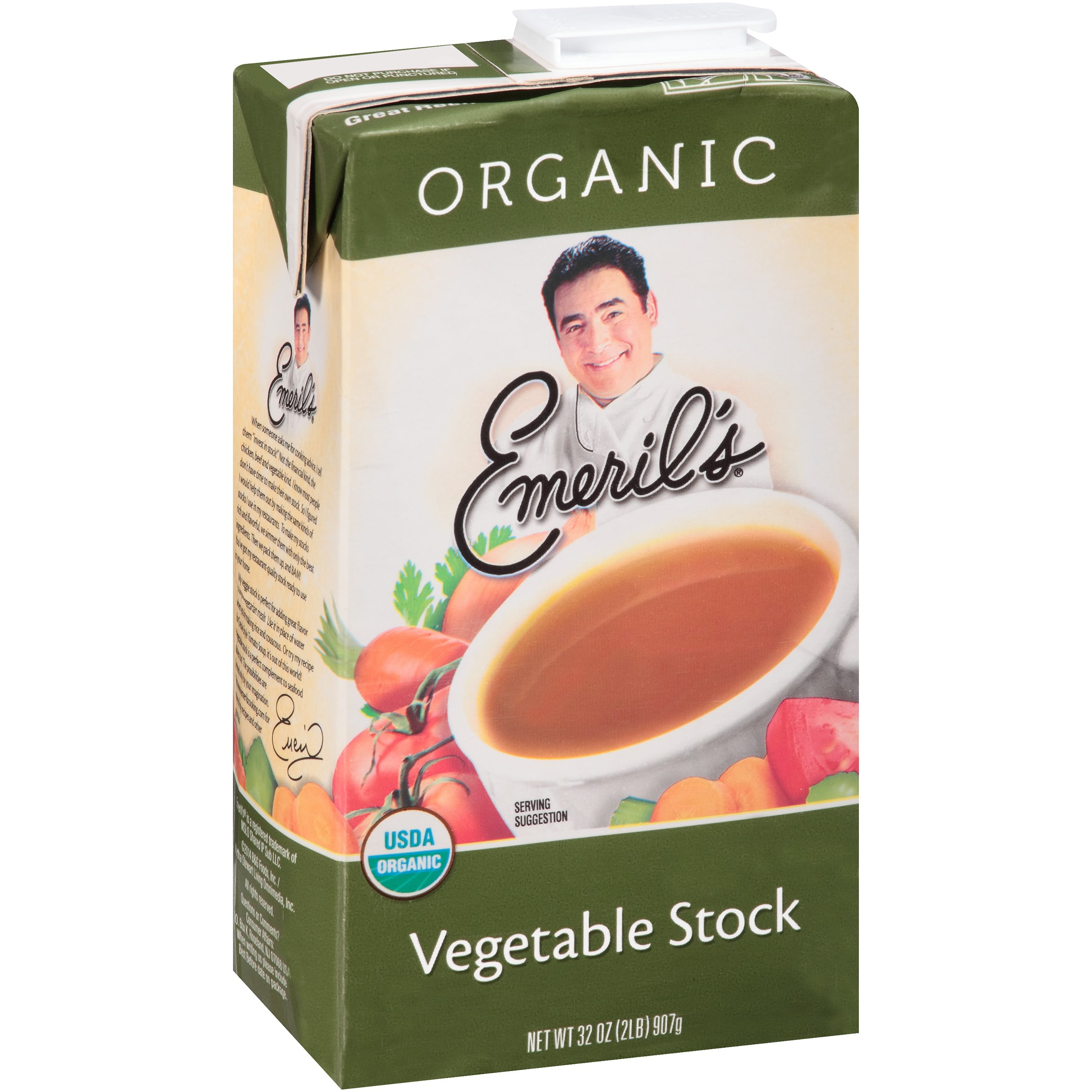 EMERIL'S All Natural Vegetable Stock, 32 Oz