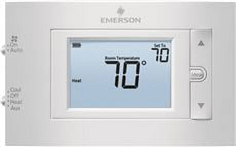 Emerson White Digital Non-Programmable Heat Pump Thermostat