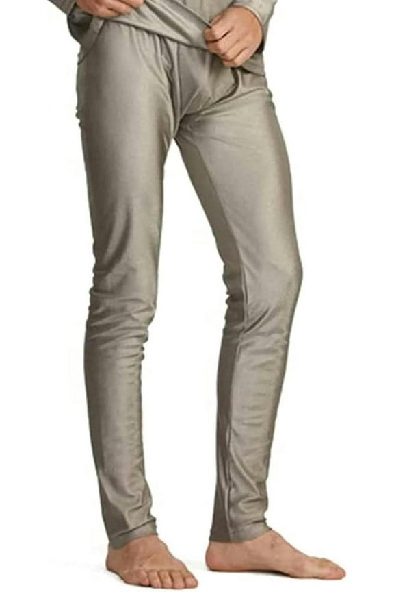 EMF Anti-radiation Clothes, Men Electromagnetic Radiation Protective Silver Fiber pants EMF Shielding Close-Fitting Household Casual Wear,pants