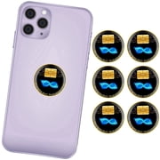 EMF Style Sticker for Cell Phones and Electronics, Ultra-Thin Adhesive Decorative Patch for Phones