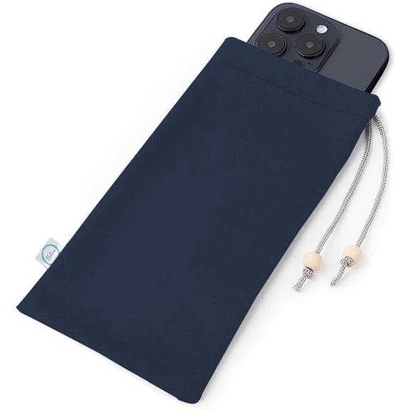 EMF Cell Phone Sleeve, High-Shield EMF Blocking Pouch, Signal Blocking Anti-EMP Radiation Bag for Digital Privacy Protection, Fits Most Phones, (4x8 Inch) Grey