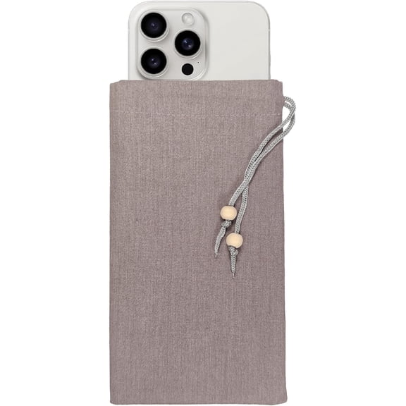 EMF Cell Phone Sleeve fo Pouch, High-Shield Blocking 100% Silver Fibers forDigital Security, Signal Blocking, Anti-EMP Radiation Bag for Privacy Protection. (Gray)