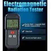 EMF Detector Mini EMF Meter Radiation Detector Handheld EMF Reader Digital Backlight LCD Electronmagnetic Field Radiation Detector Sound and Light Alarm for Home EMF Inspections Office Outdoor