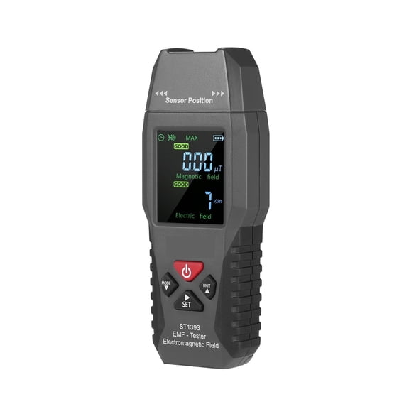 EMF Meter Electromagnetic Field Detector Handheld Digital LCD Electromagnetic Field Radiation Dosimeter Digital Meter ,Portable
