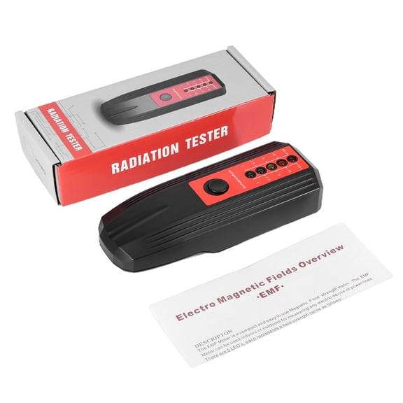 EMF Meter Electromagnetic Field Radiation Detector Emission-Dosimeter Hand-held Portable Tester Tool Home Office Outdoor