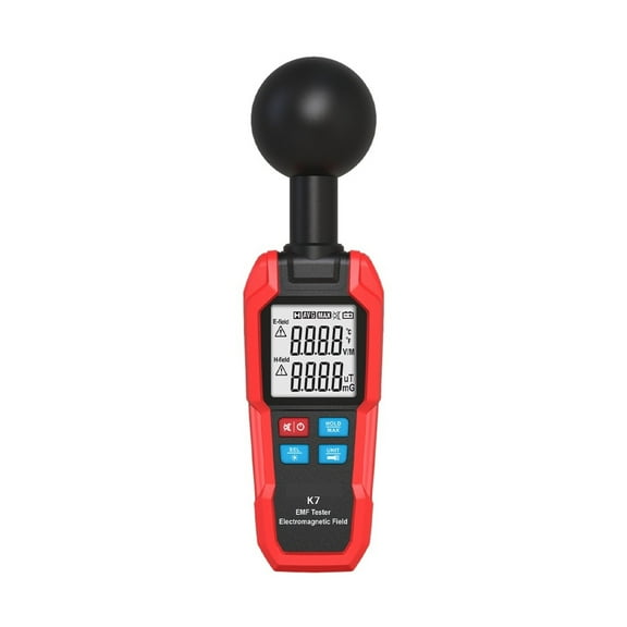 EMF Meter Electromagnetic Field Radiation Detector Radiator Tester Handheld Electric Magnetic Dosimeter Geiger Counter ,Portable