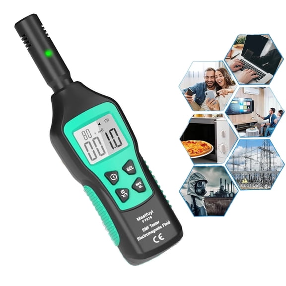 USTOP EMF Meter,5HZ-3.5G Precision EMF sensor,3-in-1 EMF Tester,Digital LCD EMF Detector,EMF Detector with sound light alarm,Ghost Hunting Equipment,EMF Tester for Home