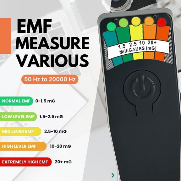 EMF Meter Ghost Hunting Detector for Paranormal Investigations 1 Pack